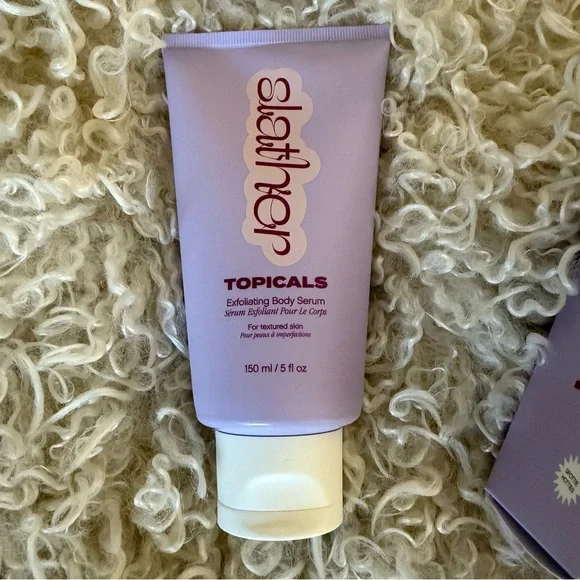 Topicals Slather Exfoliating Body Serum W/ Retinols and AHA - NIB - Picture 2 of 3